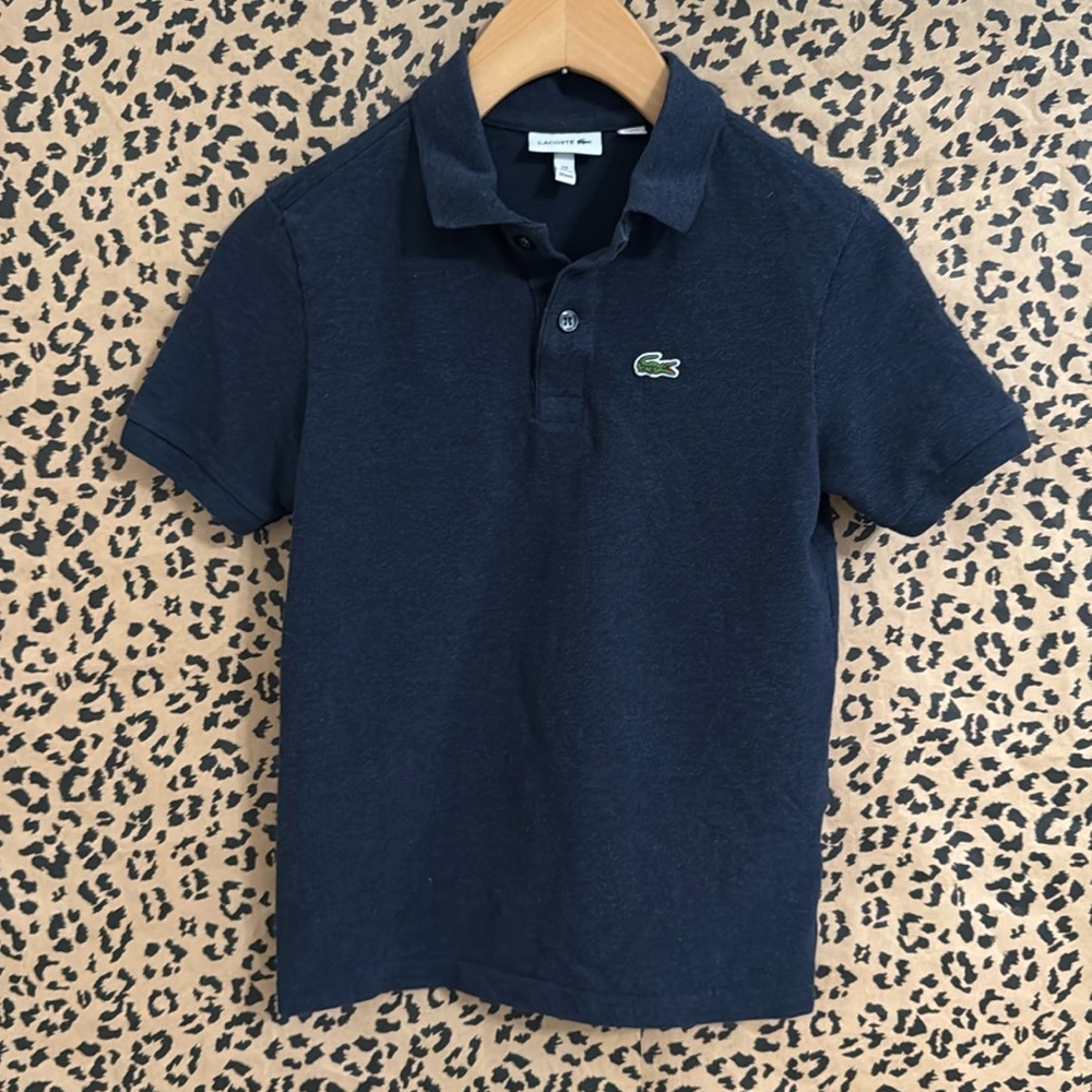 Navy Lacoste Youth Polo size 10